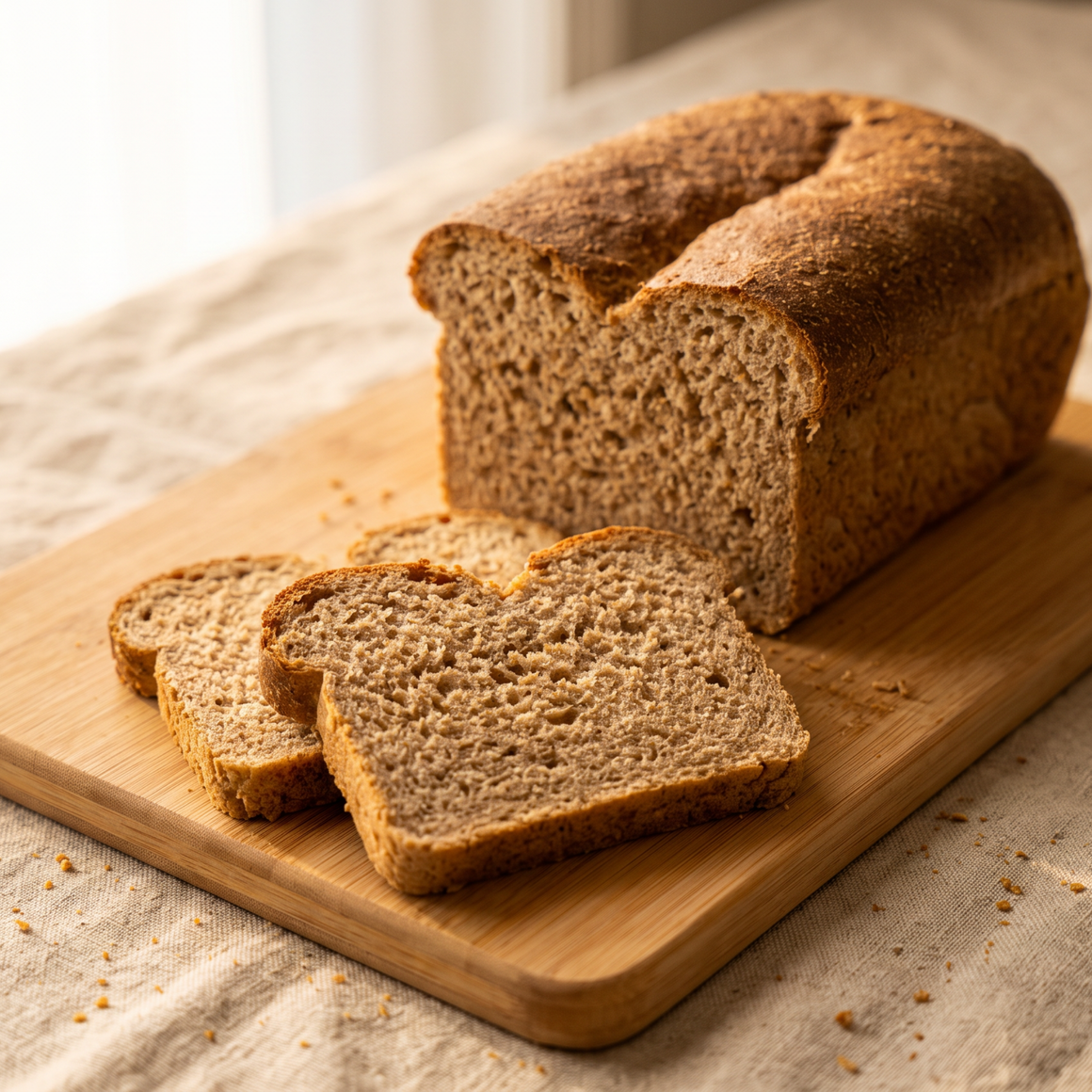 Pain de ménage intégral aux grains anciens